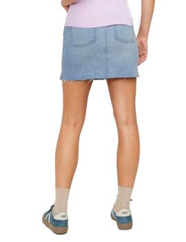 Falda corta vaquera JJXX Aura denim azul para mujer