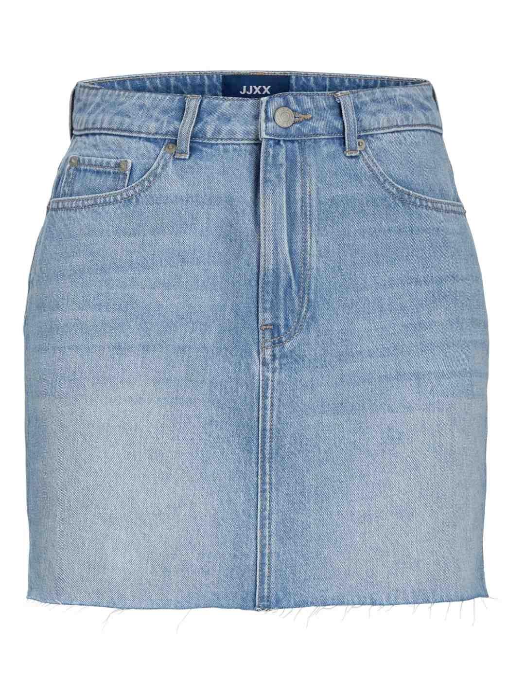 Falda corta vaquera JJXX Aura denim azul para mujer