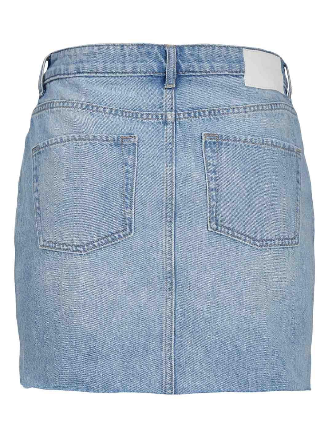 Falda corta vaquera JJXX Aura denim azul para mujer