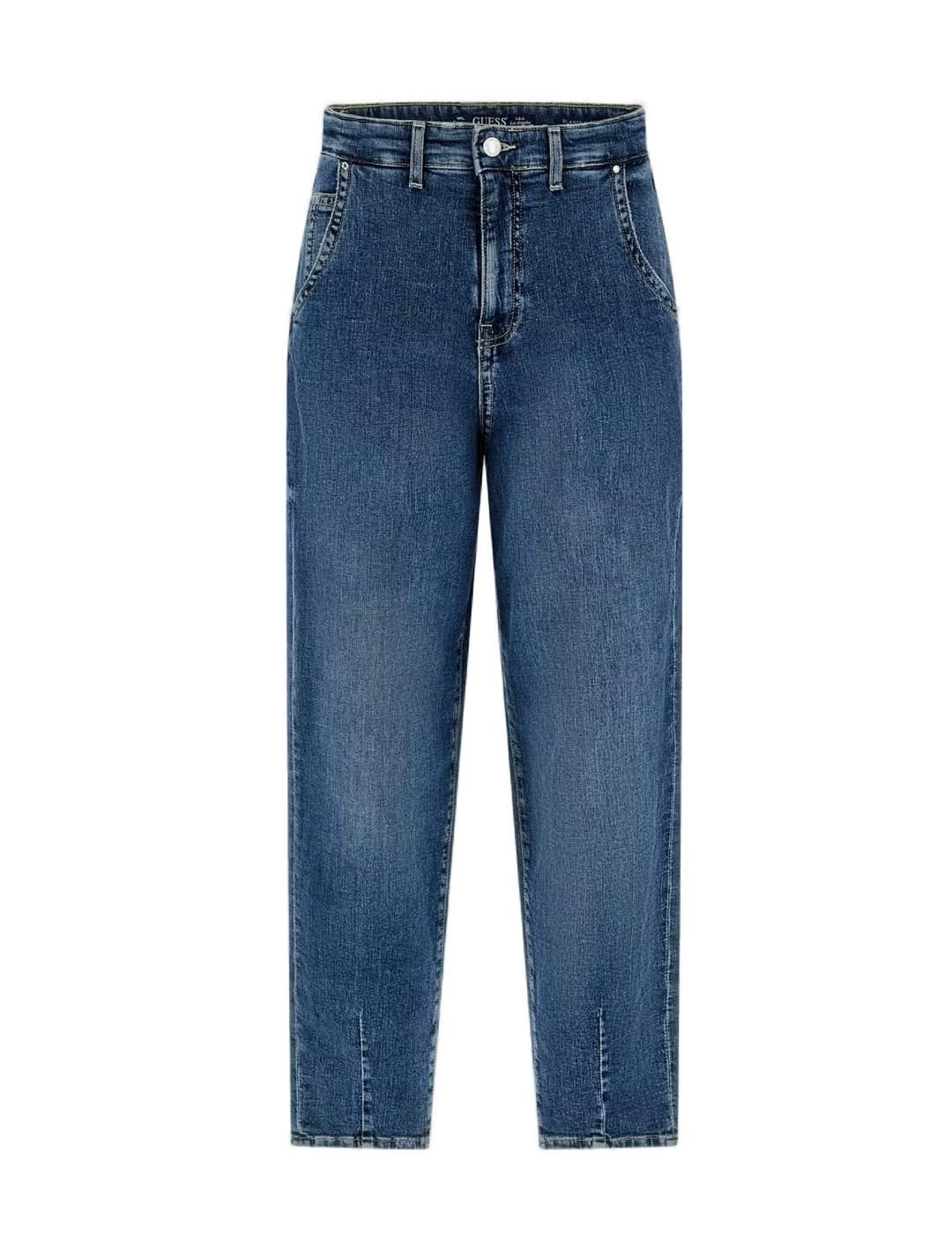 Pantalón vaquero Guess New Anfrea denim marino de mujer