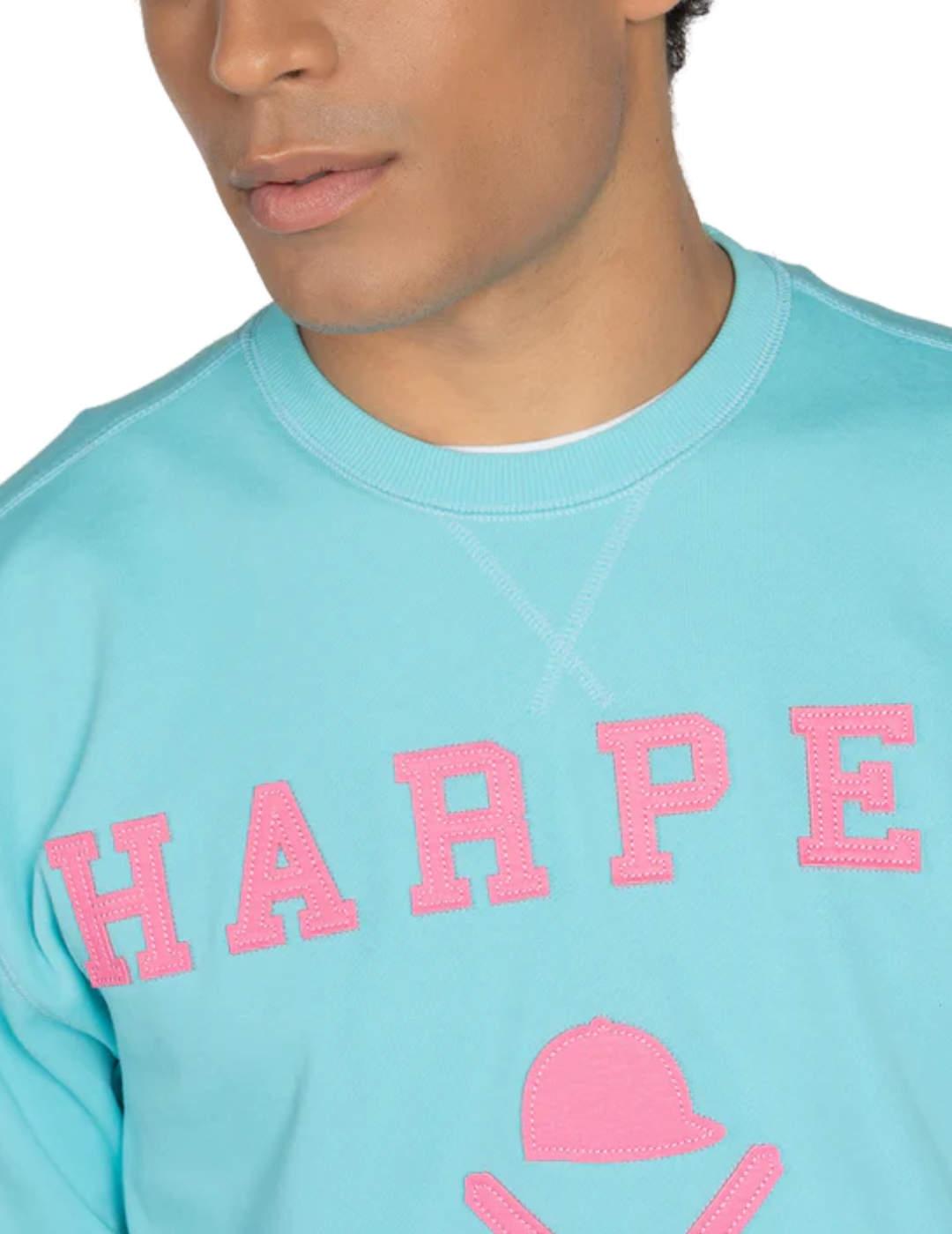 Sudadera Harper&Neyer New England azul tuquesa para hombre