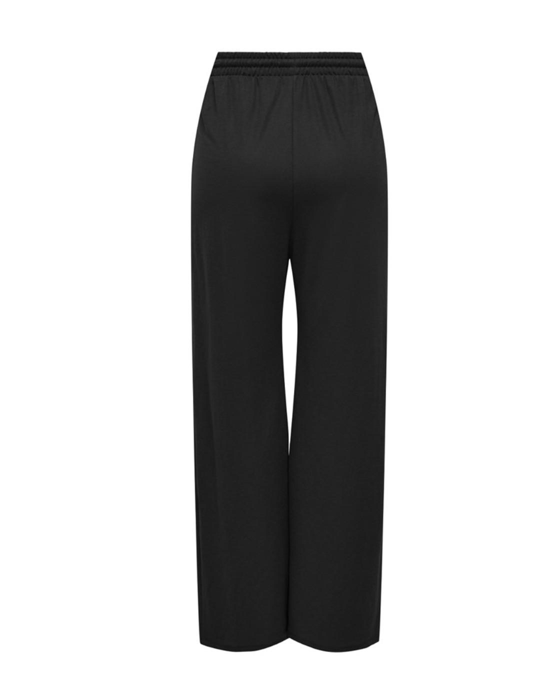 Pantalón Only Jany recto negro cintura elástica para mujer