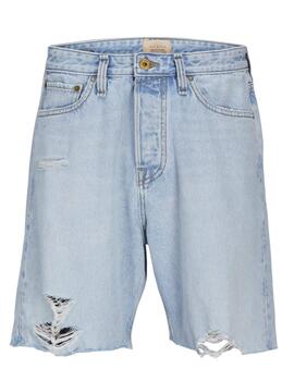 Bermuda Jack&Jones Tony denim azul rotos para hombre