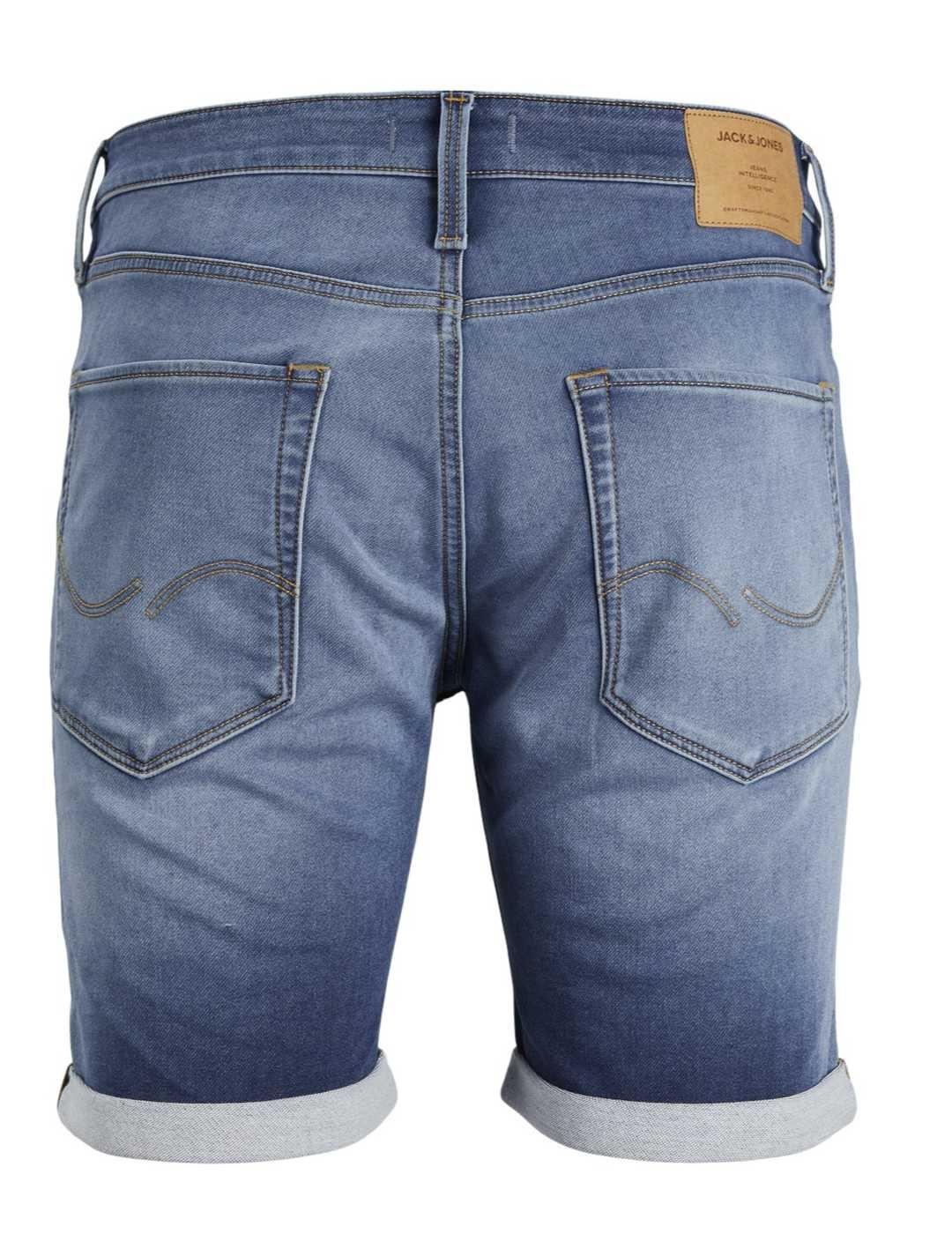 Bermuda Jack&Jones Rick azul rotos para hombre