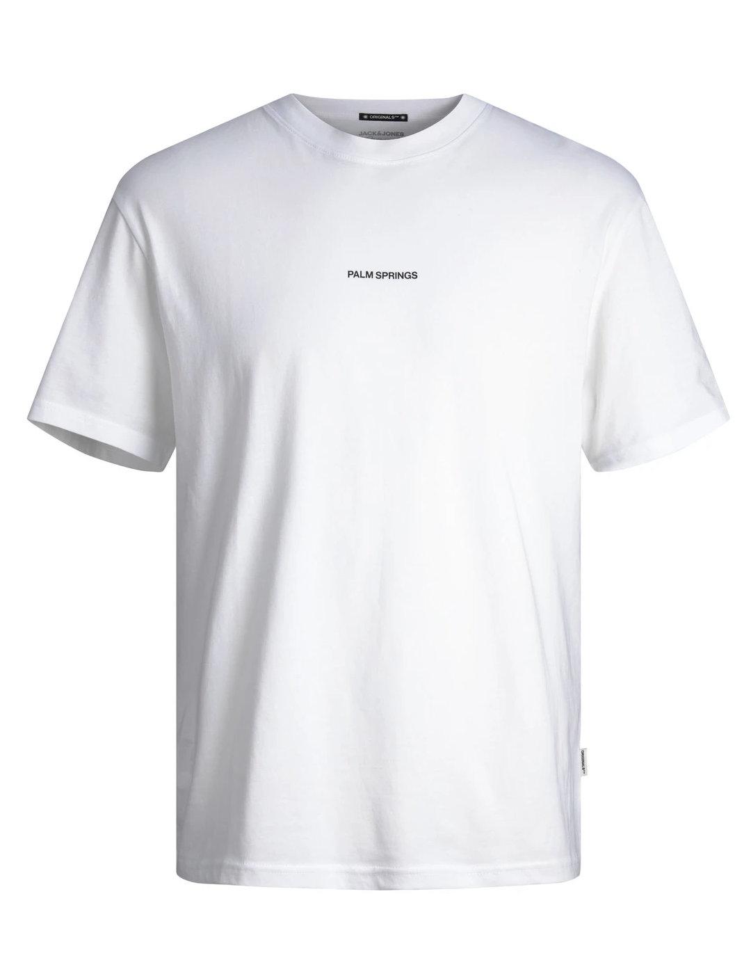 Camiseta Jack&Jones Aruba blanco manga corta para hombre