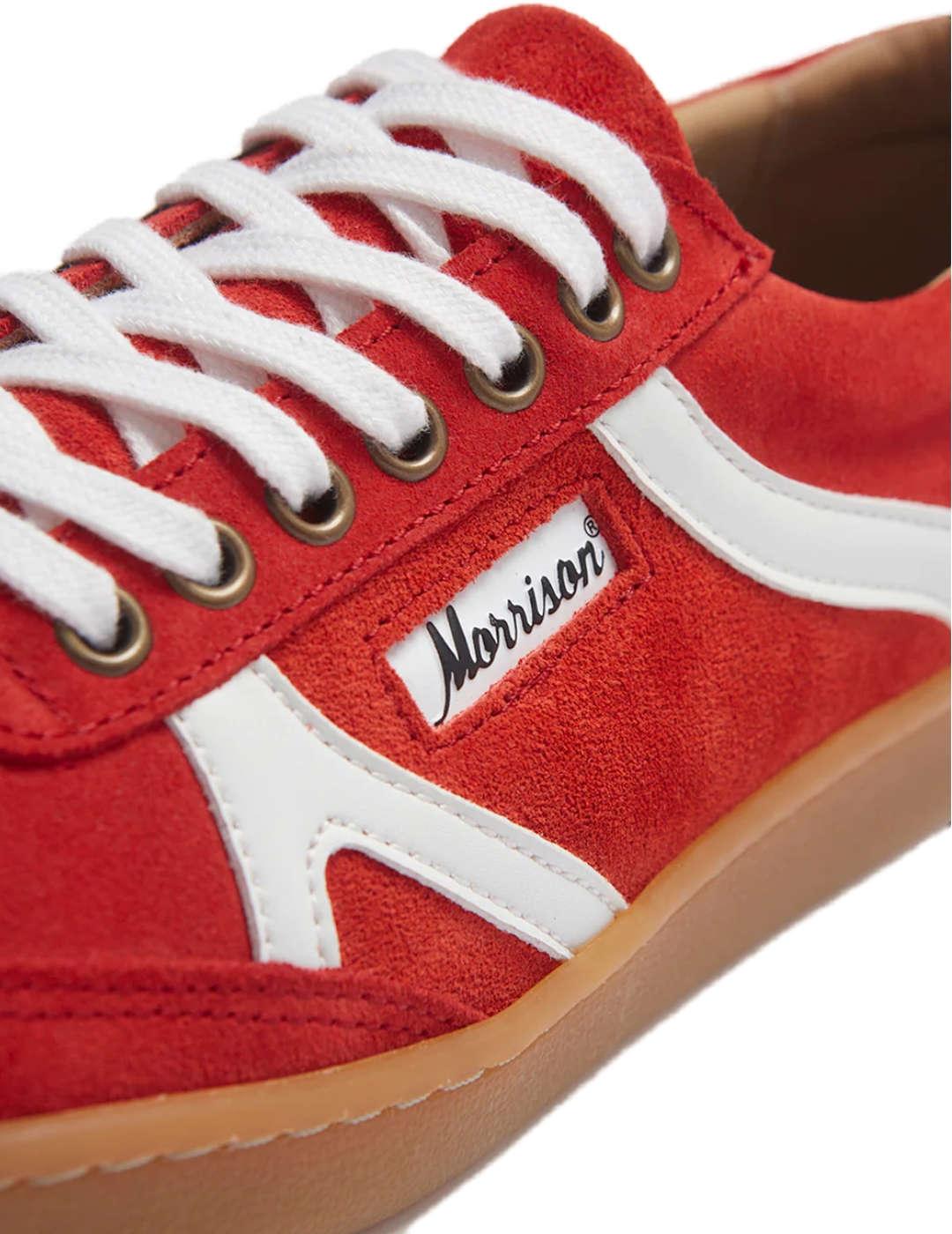 Zapatillas Morrison Rocket color rojo y blanco unisex