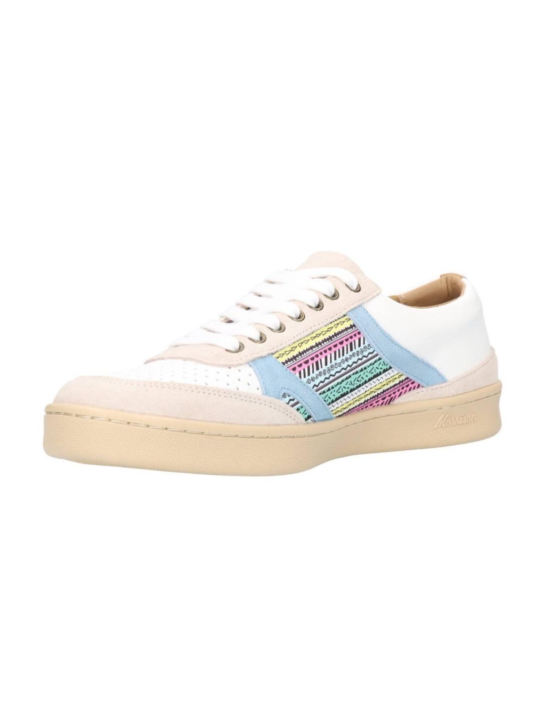 Zapatillas Morrison Dylan blanco estampado étnico unisex