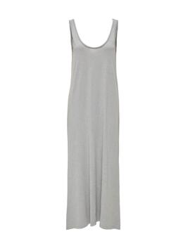 Vestido midi Only Lanja gris claro de tirantes para mujer