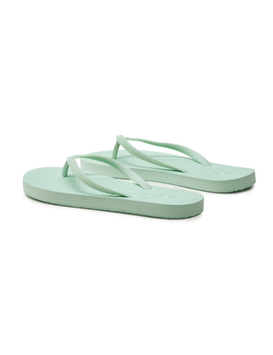 Chanclas de dedo Only Lucy verde agua de mujer