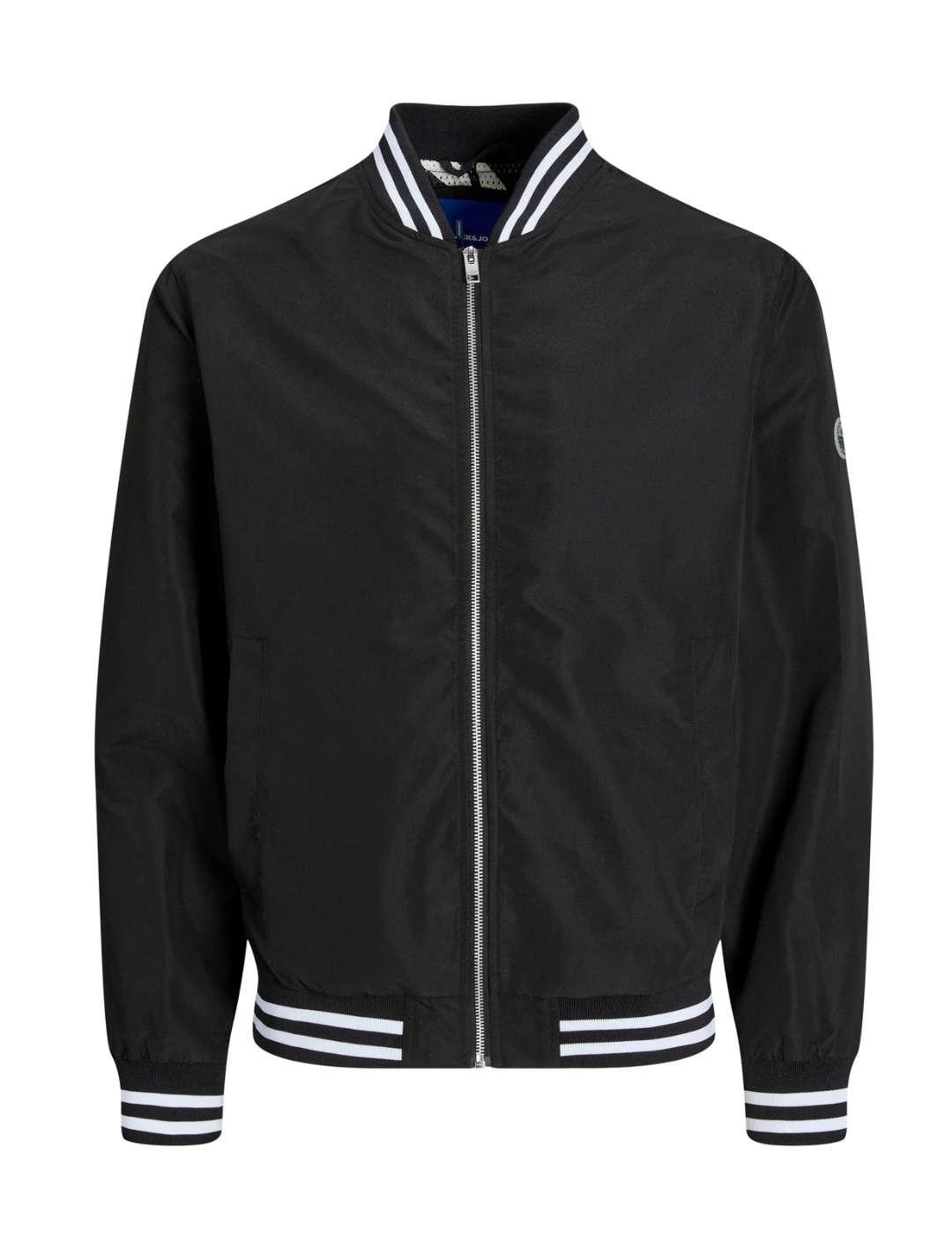 Chaqueta bomber Jack&Jones Marbella negro para hombre