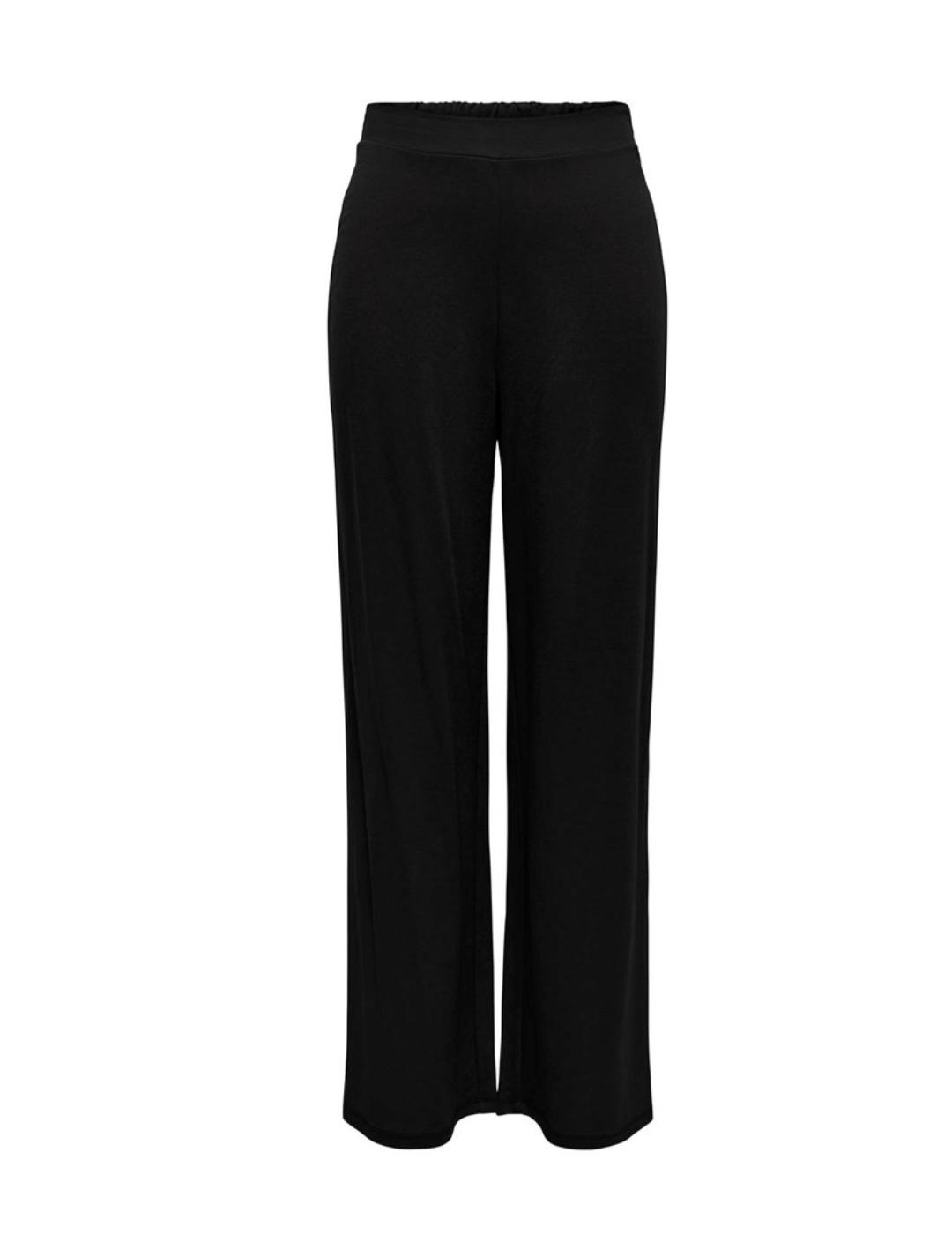 Pantalón tela Only Jany negro corte regular para mujer