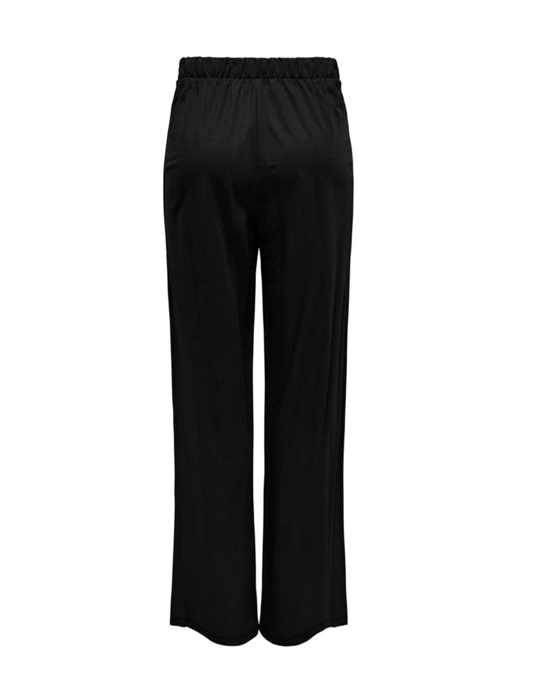 Pantalón tela Only Jany negro corte regular para mujer