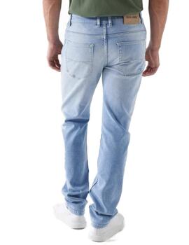 Pantalón vaquero Salsa azul claro regular para hombre