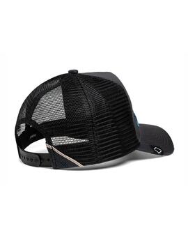 Gorra Replay marino dibujo palmera de rejilla unisex