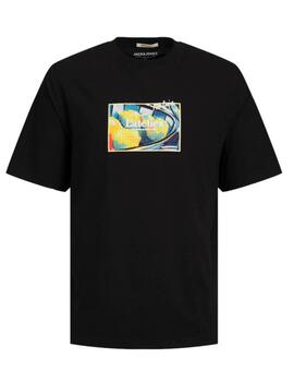 Camiseta Jack&Jones Noto Art negro manga corta para hombre