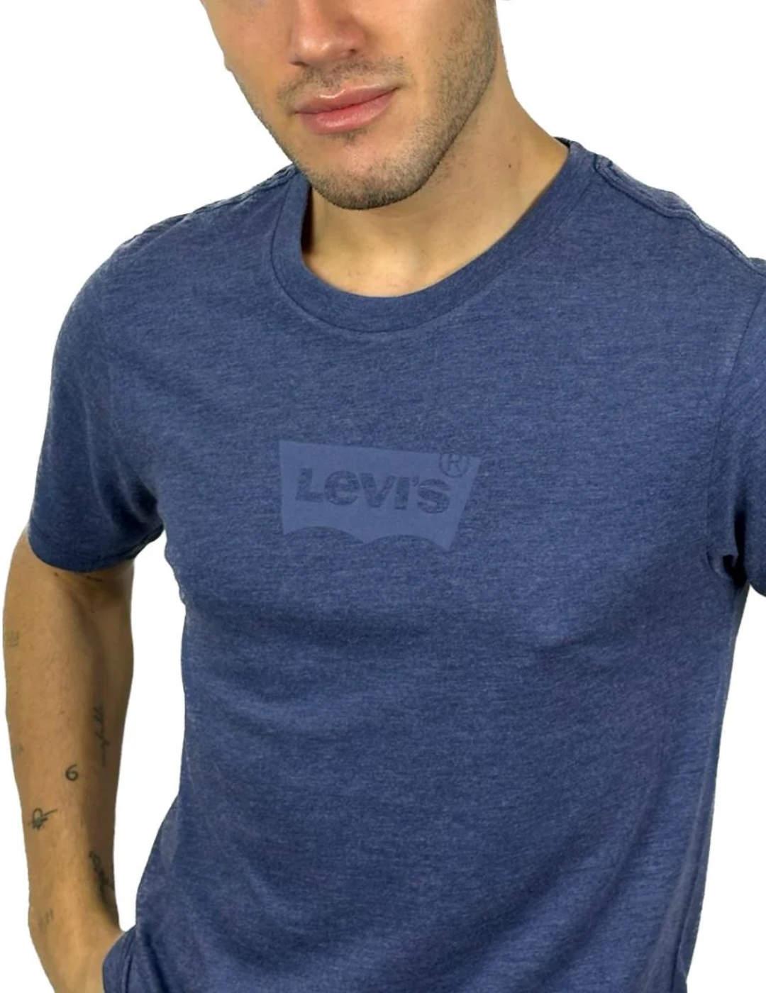 Camiseta Levi's Graphic Tee color azul manga corta hombre