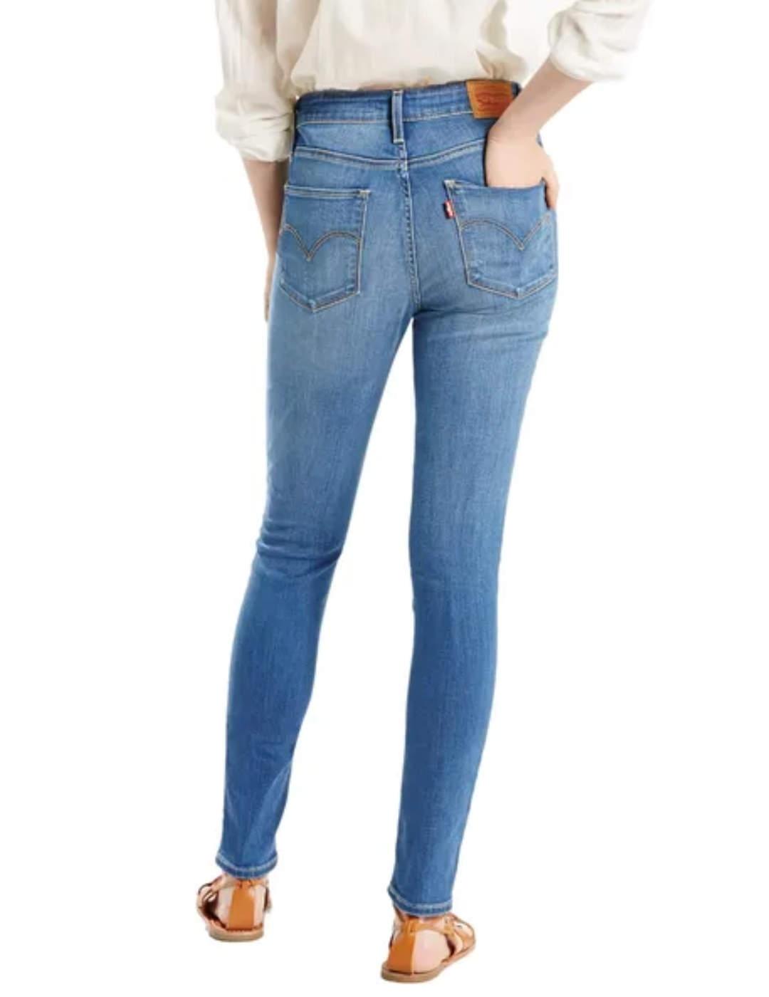 Pantalón vaquero Levi´s 721 azul medio skinny para mujer