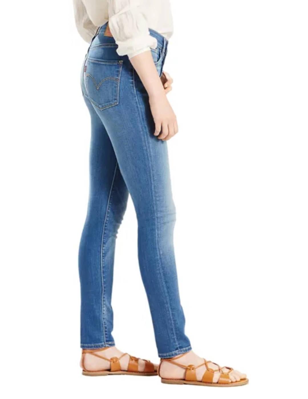 Pantalón vaquero Levi´s 721 azul medio skinny para mujer