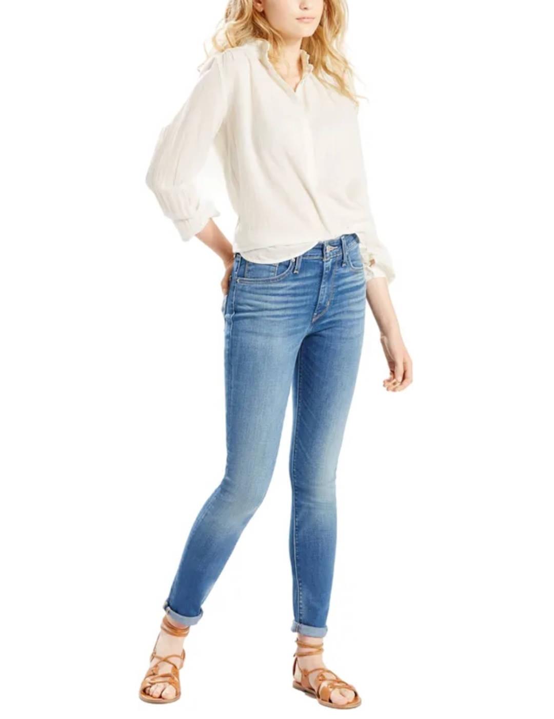 Pantalón vaquero Levi´s 721 azul medio skinny para mujer