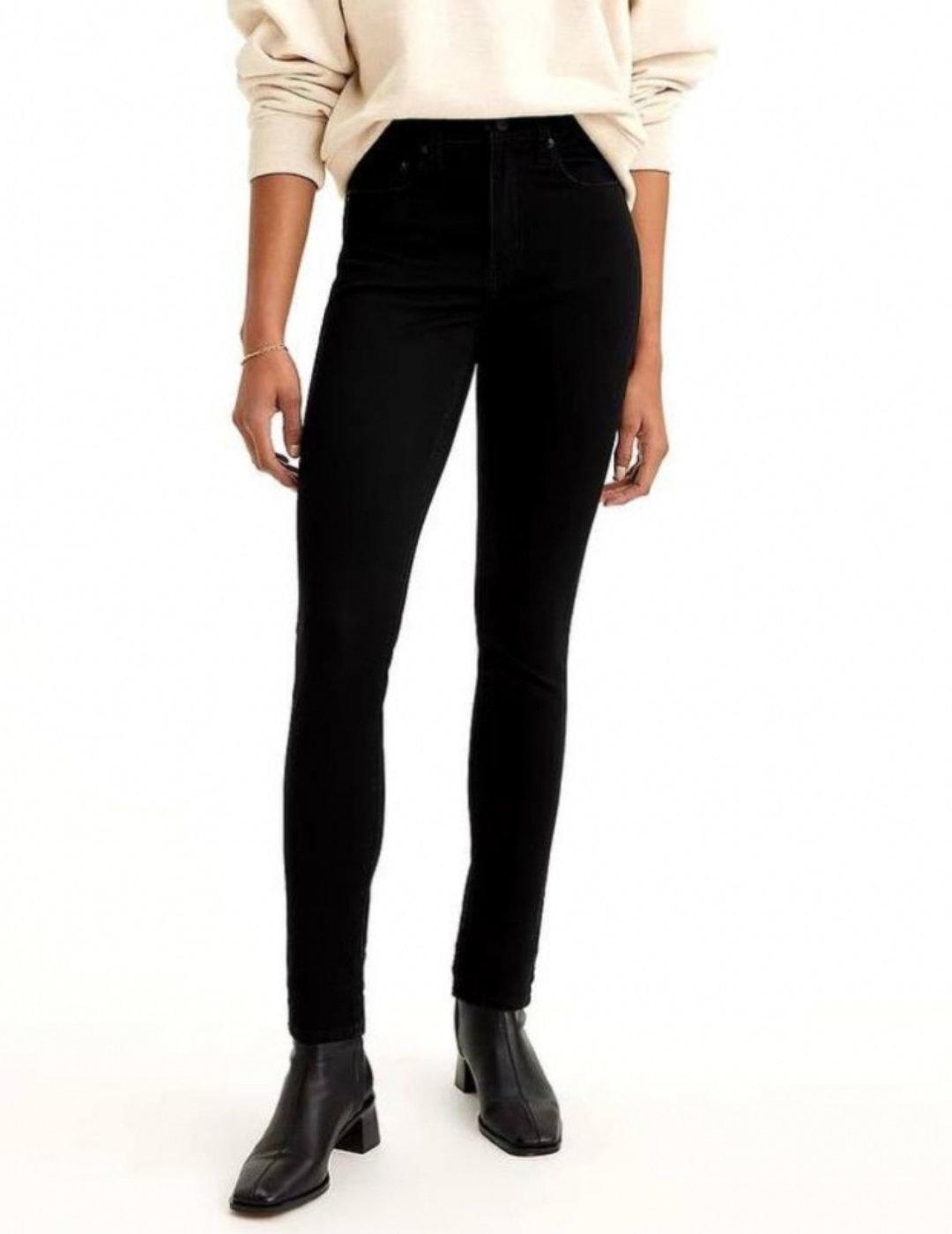 Pantalón vaquero Levi's 721 High rise skinny negro mujer