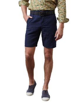 Bermuda Altonadock azul marino tipo chino para hombre