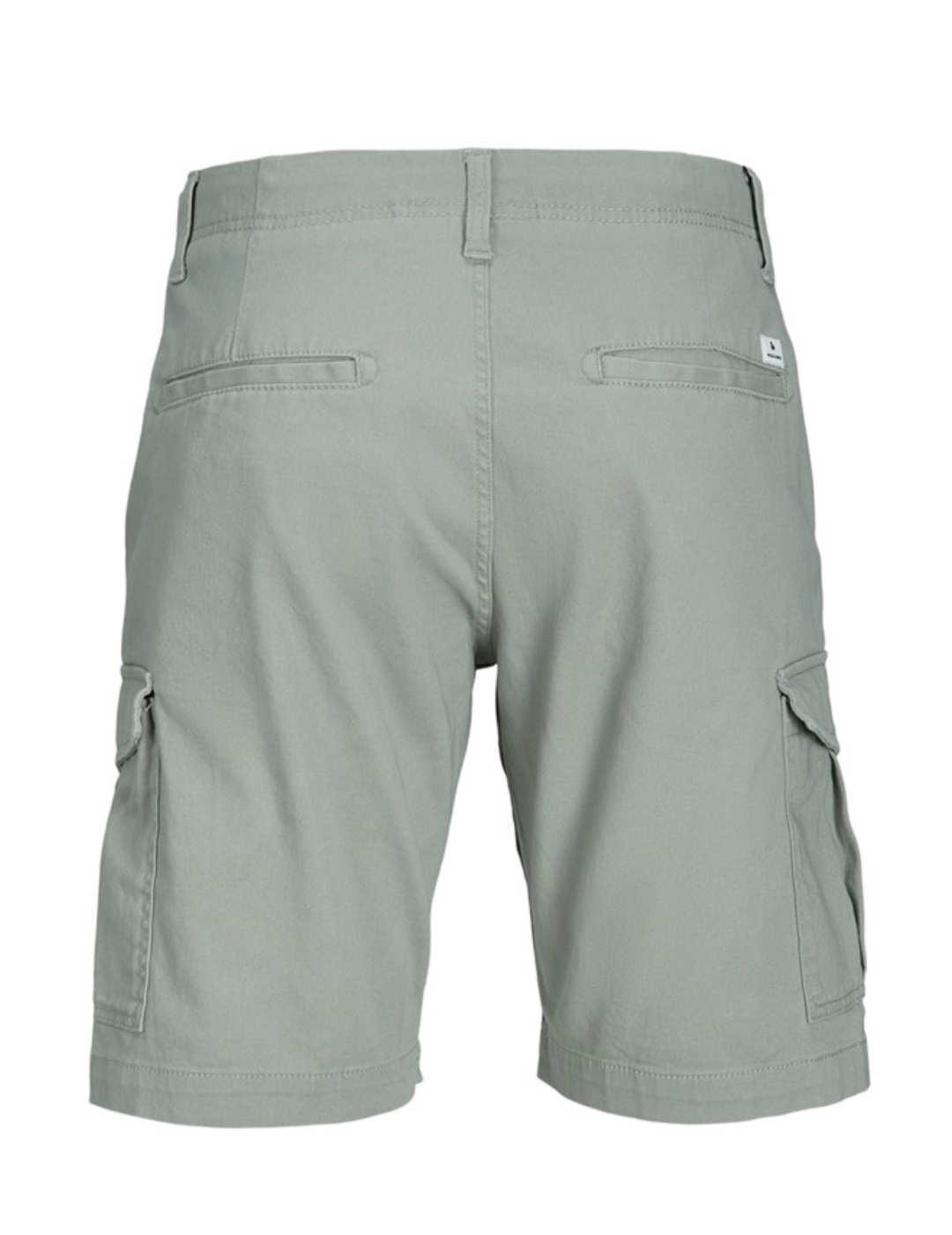 Bermuda Jack&Jones Joe cargo verde agua regular para hombre