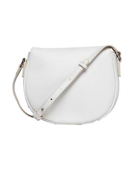 Bolso Replay bandolera blanco medialuna para mujer