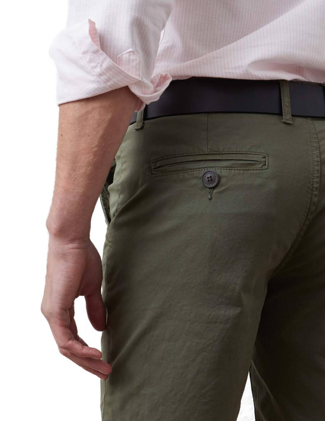 Bermuda Altonadock kaki tipo chino para hombre