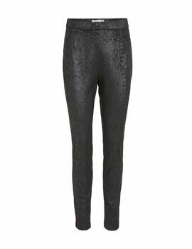 Leggins Vila Pines negro estampado serpiente para mujer