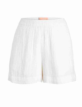 Short JJXX Mia blanco efecto arrugado para mujer