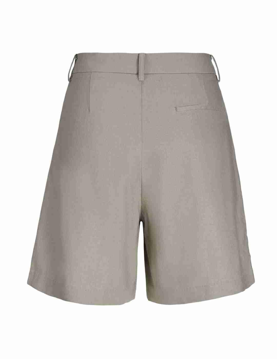 Short JJXX Cimberly beige de tela para mujer