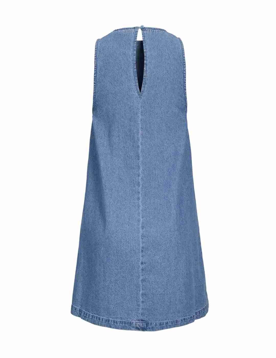 Vestido mini JJXX Maci denim azul para mujer