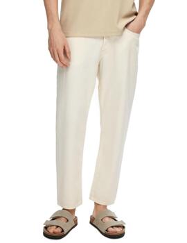 Pantalón vaquero Selected Crop relax crudo para hombre