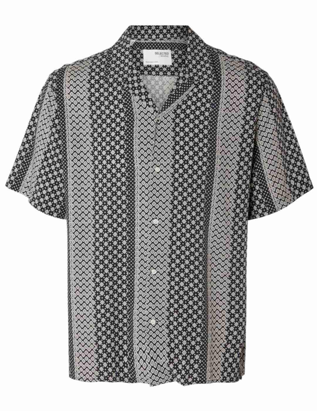 Camisa Selected Vero marino manga corta para hombre