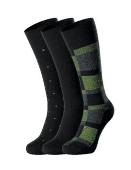 Pack calcetines Impetus negro verde para hombre