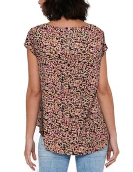 Blusa Only Vic flores manga corta de mujer