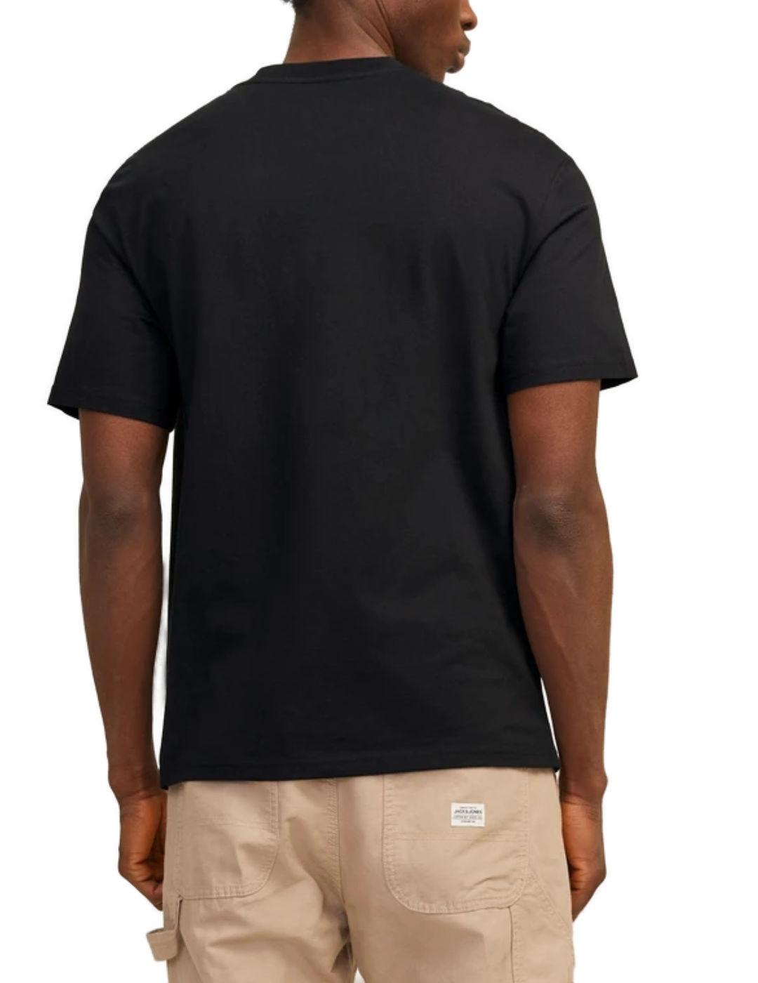 Camiseta Jack&Jones Sequoia negro manga corta para hombre