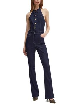 Mono Guess Giada denim azul acampanado para mujer