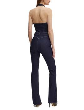 Mono Guess Giada denim azul acampanado para mujer