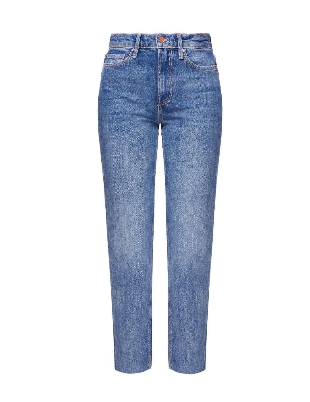 Pantalón vaquero Guess azul skinny de tiro alto para mujer