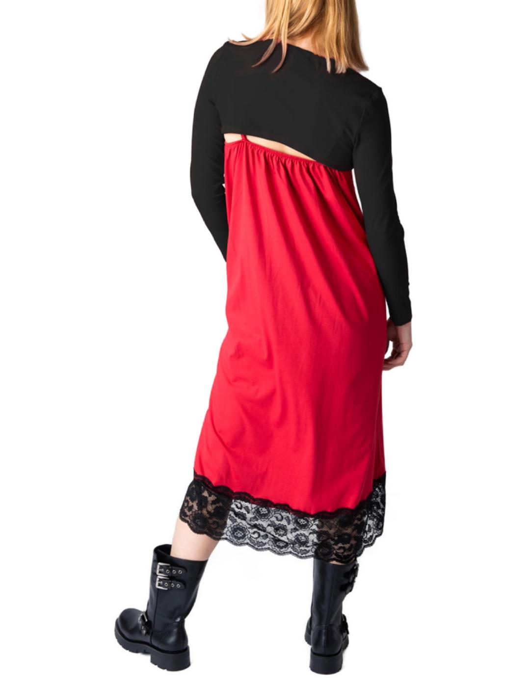 Vestido largo Animosa Dressed for rojo para mujer