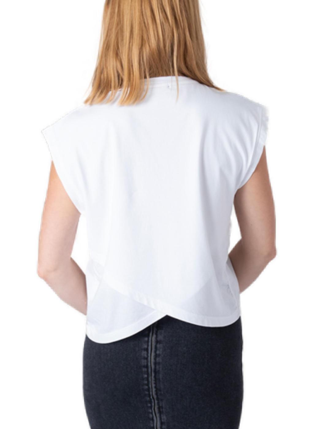 Camiseta Animosa Artemisia blanca manga corta para mujer
