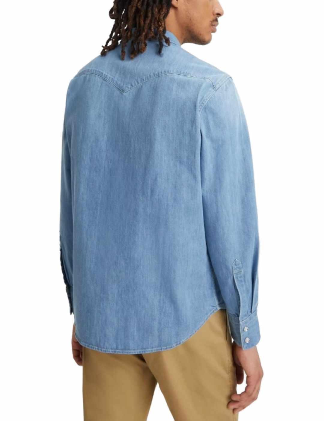 Camisa vaquera Levi's Barstow de corte estándar para hombre