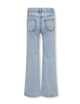 Pantalón vaquero Only Kids Juicy azul desgastado para mujer