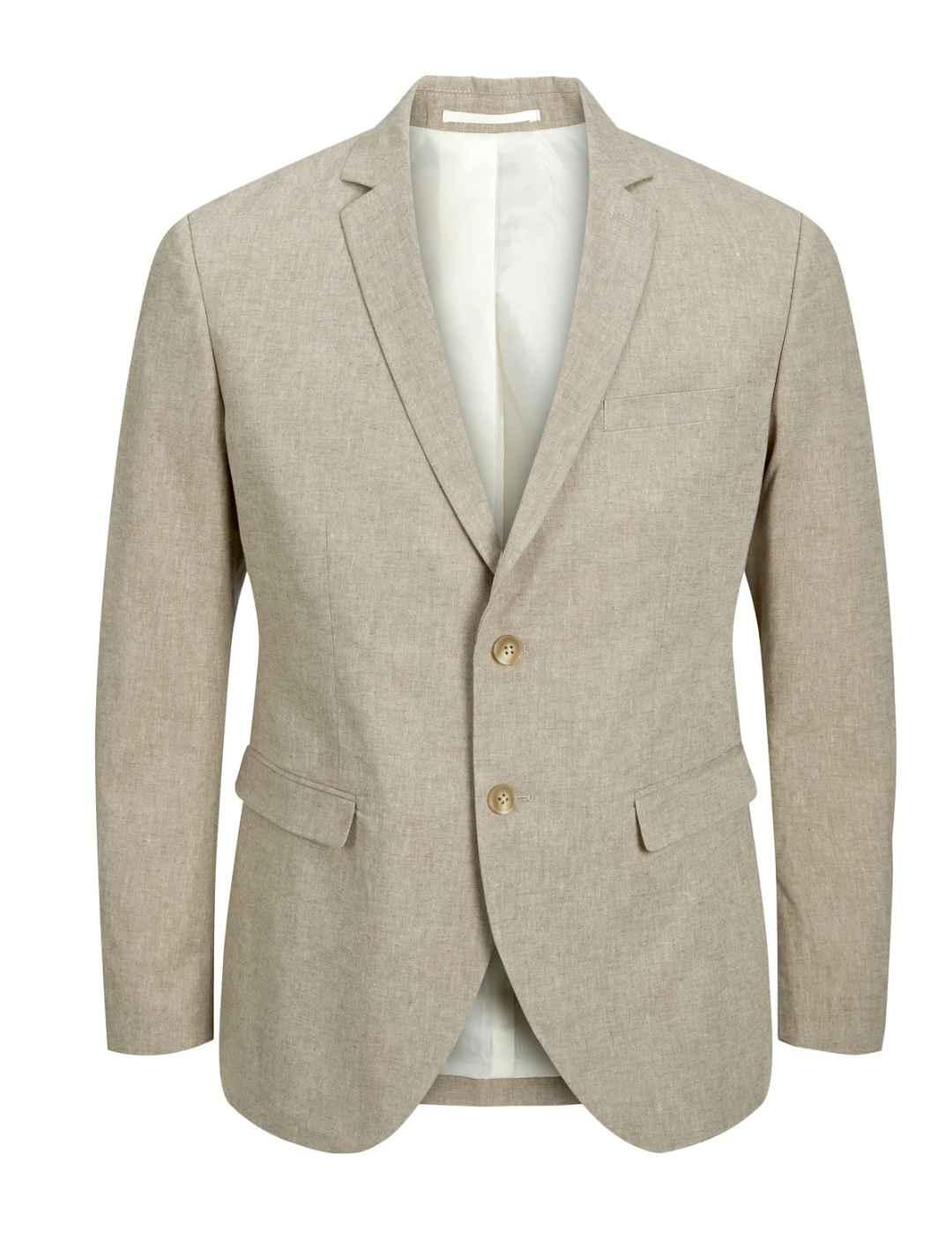 Chaqueta blazer Jack&Jones Riviera beige para hombre