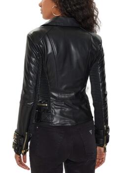 Chaqueta biker de polipiel Guess Myla negro para mujer