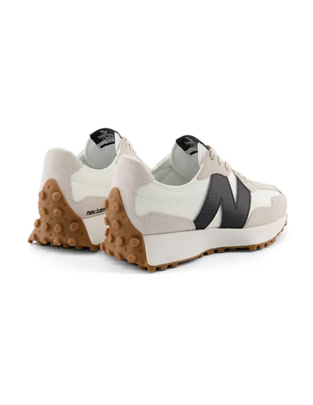 Zapatillas New Balance 327 blanca negra unisex-Sf