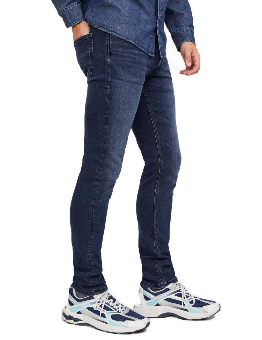 Pantalón vaquero Jack&Jones glenn azul oscuro de hombre