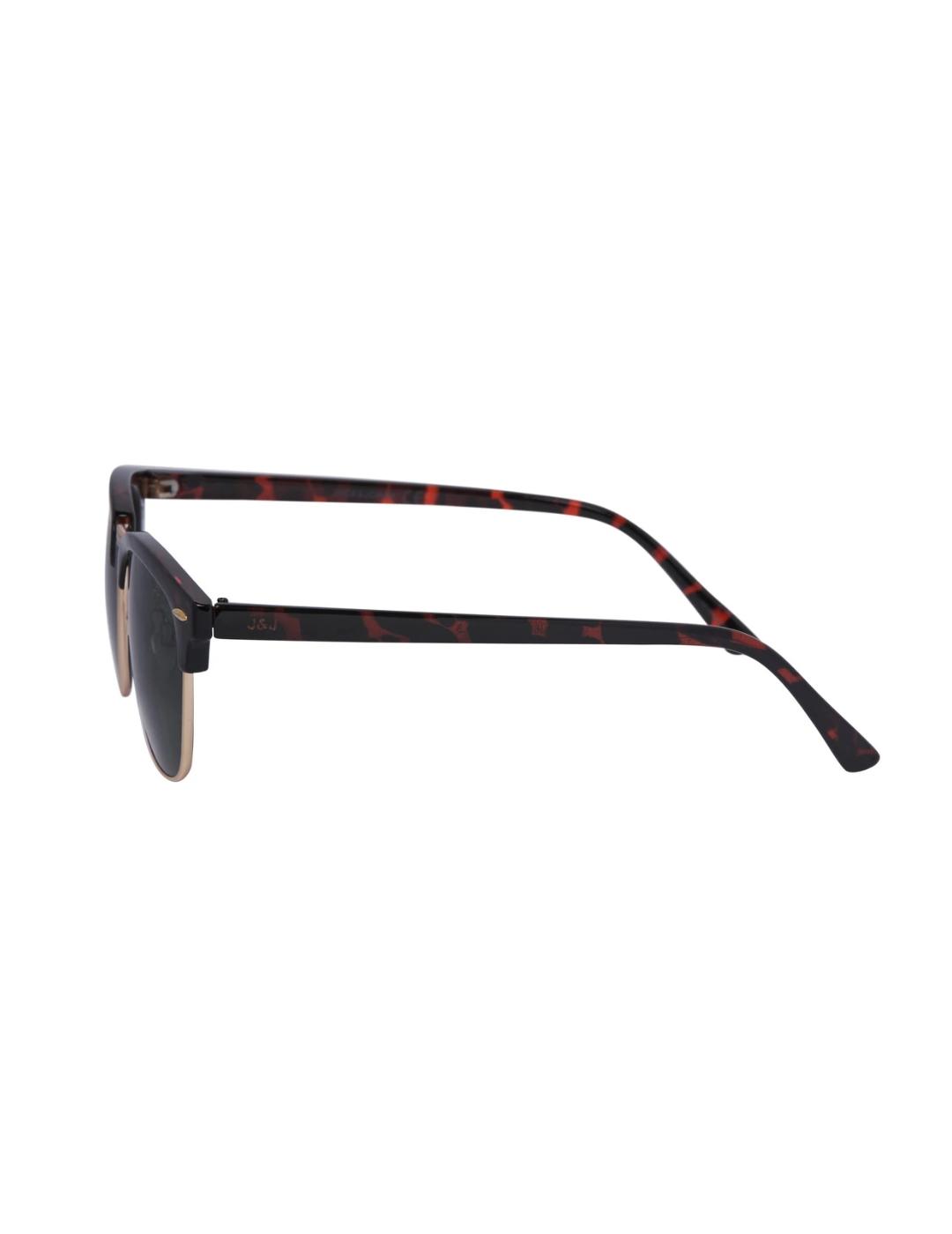 Gafas Jack&Jones Ryder negro y montura café para hombre