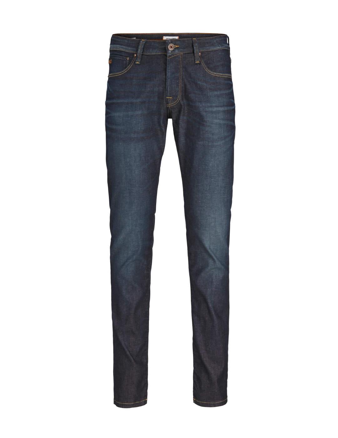 Pantalón vaquero Jack&Jones Glenn marino para hombre